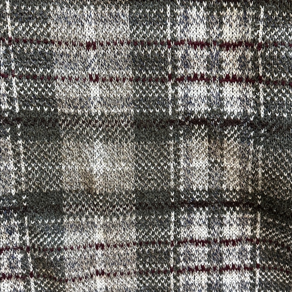 Vtg Fieldmaster plaid sweater made in USA - Picture 3 of 4